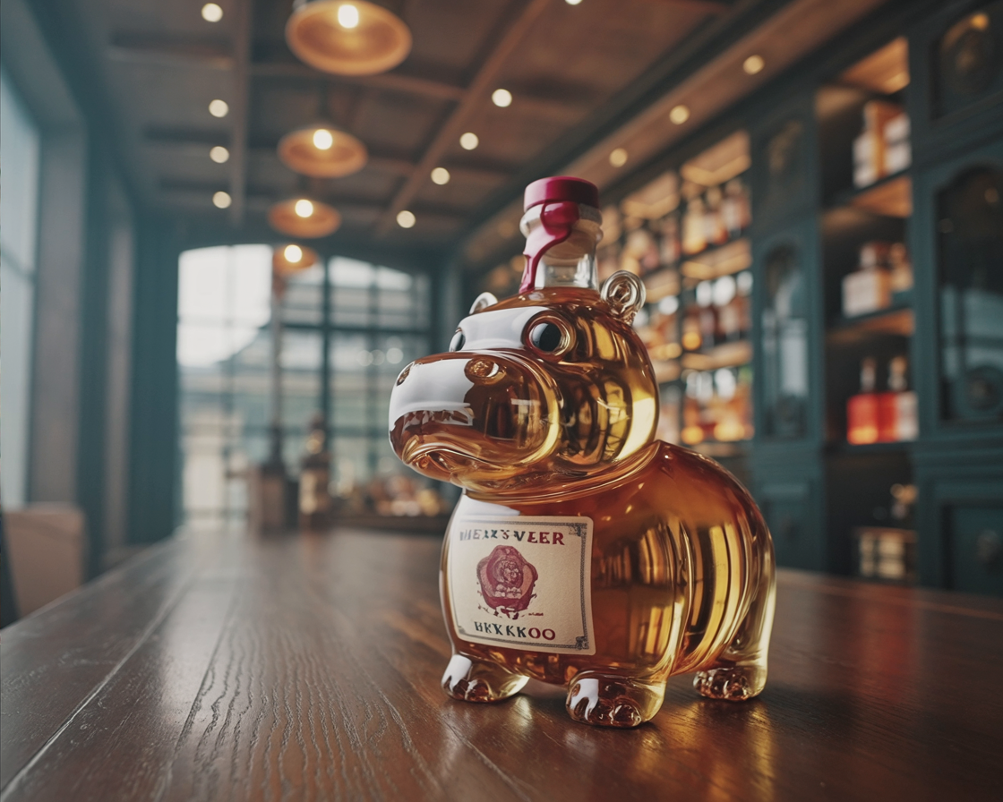 Whiskey Bottle - Hippo Edition.