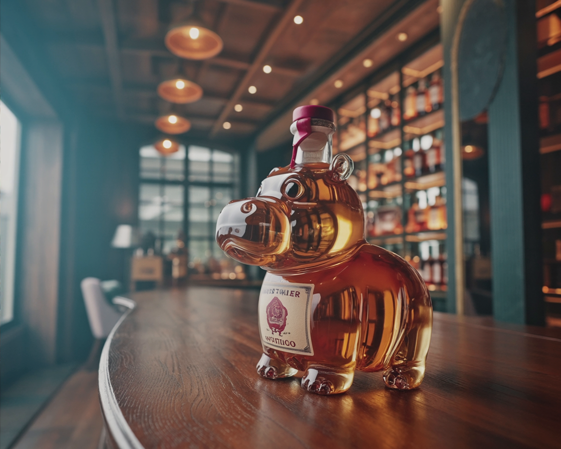 Whiskey Bottle - Hippo Edition.
