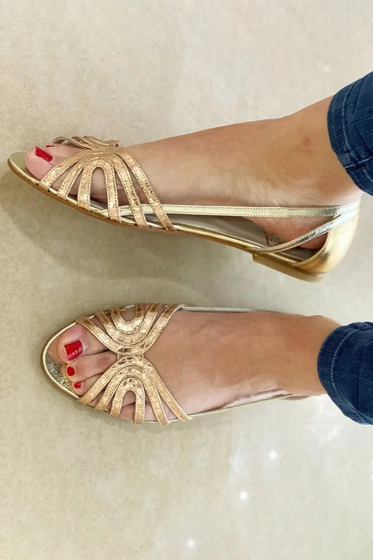 Florence | Golden Sandals Summer Light