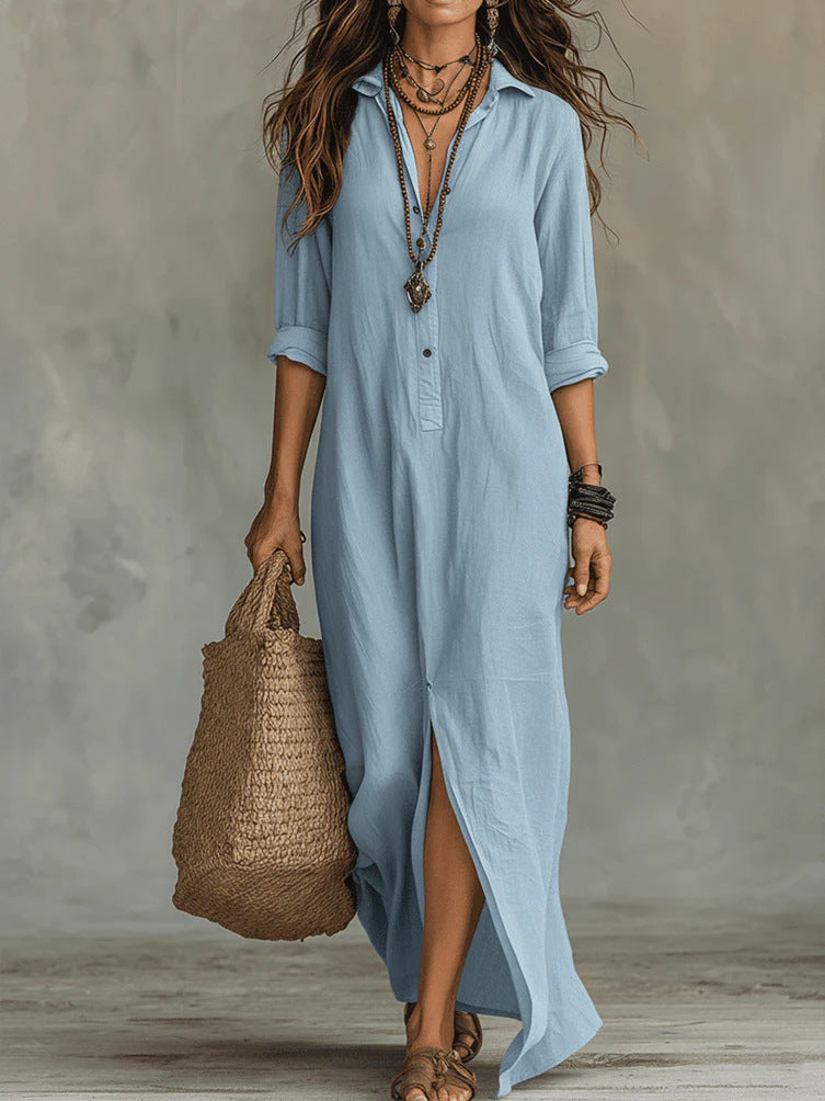 WILLOW | Effortless Maxi Dress Flattering Silhouette Versatile