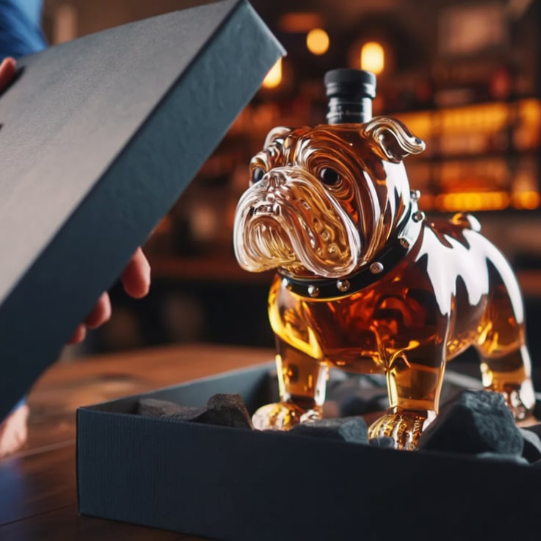 Whiskey Bottle - Bulldog Edition.