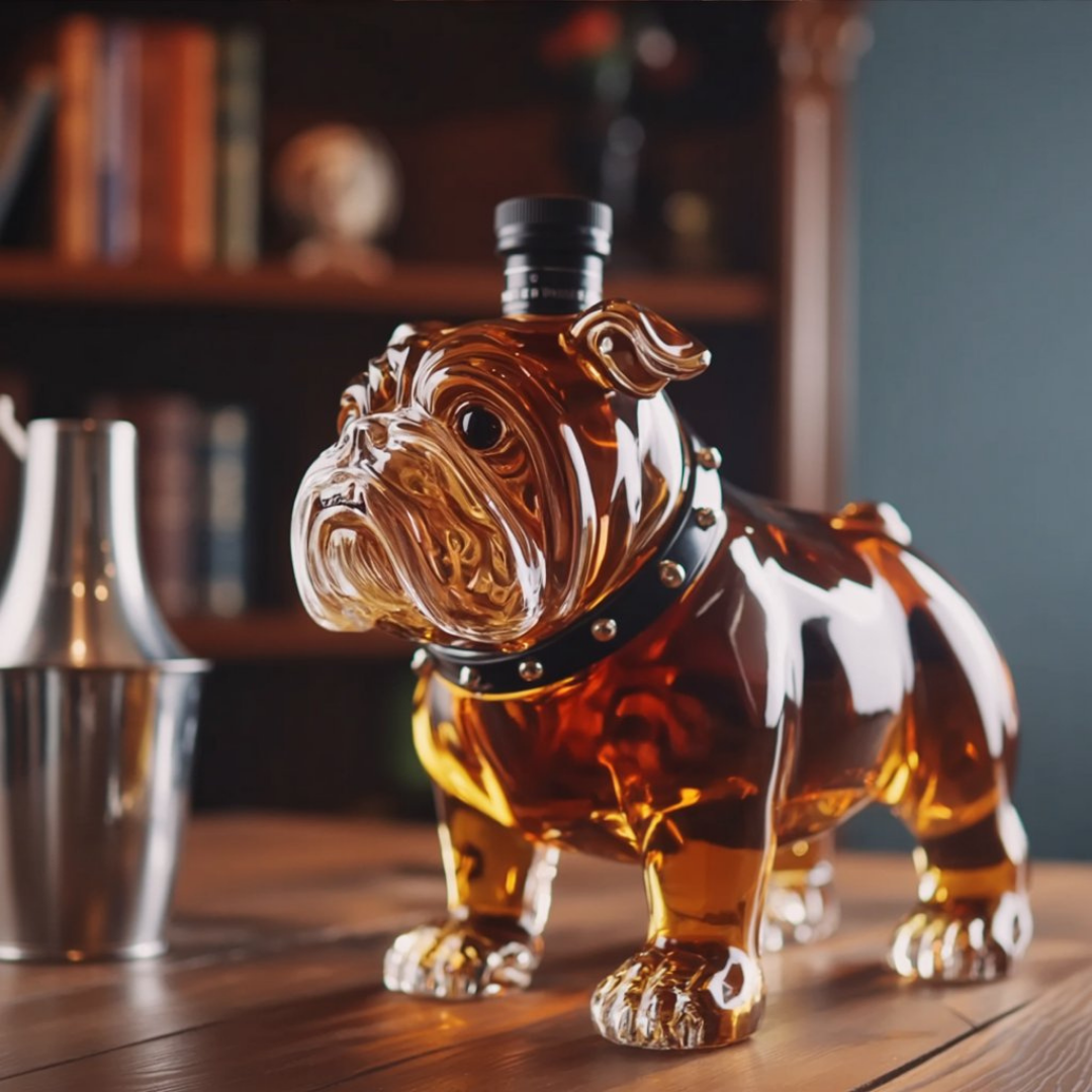 Whiskey Bottle - Bulldog Edition.