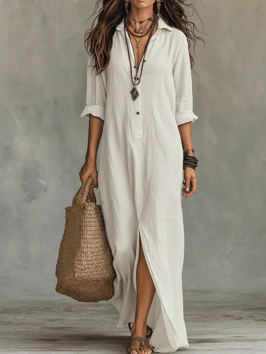 WILLOW | Effortless Maxi Dress Flattering Silhouette Versatile