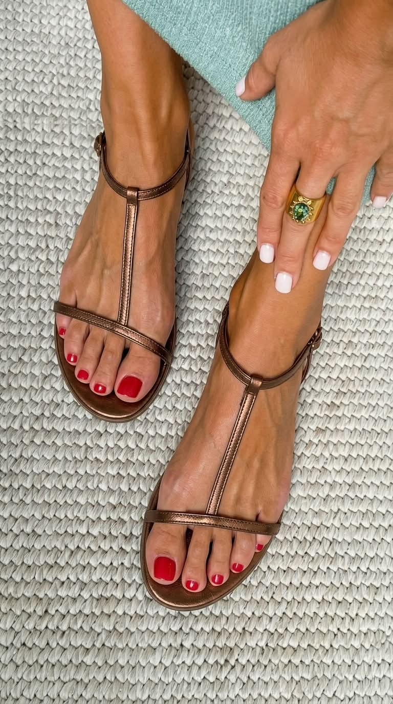 Violet | Golden Sandals Spring
