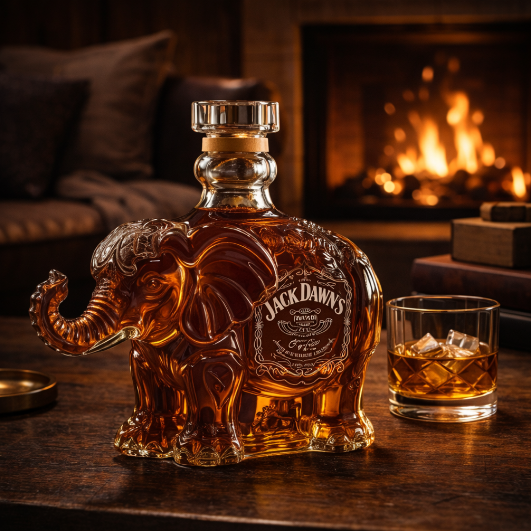Jack Daniel's Whisky Bottle - Elephant Edition.