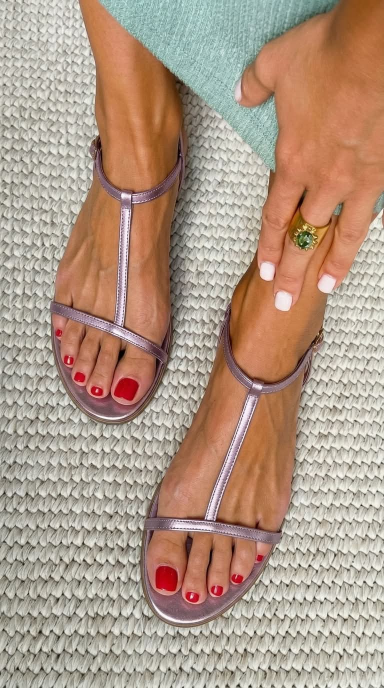 Violet | Golden Sandals Spring