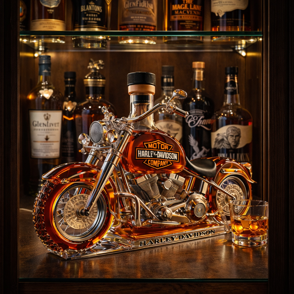 Whiskey Bottle - Harley Davidson Edition.