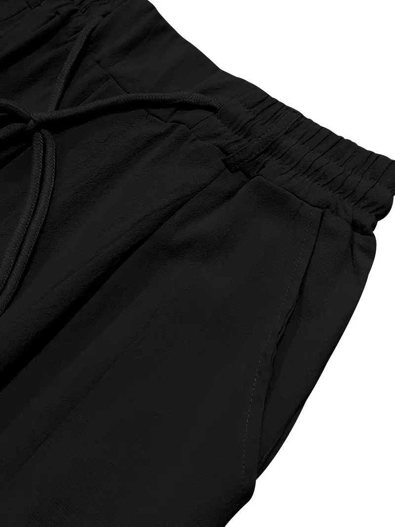 Andy | Relaxed Linen Drawstring Trousers