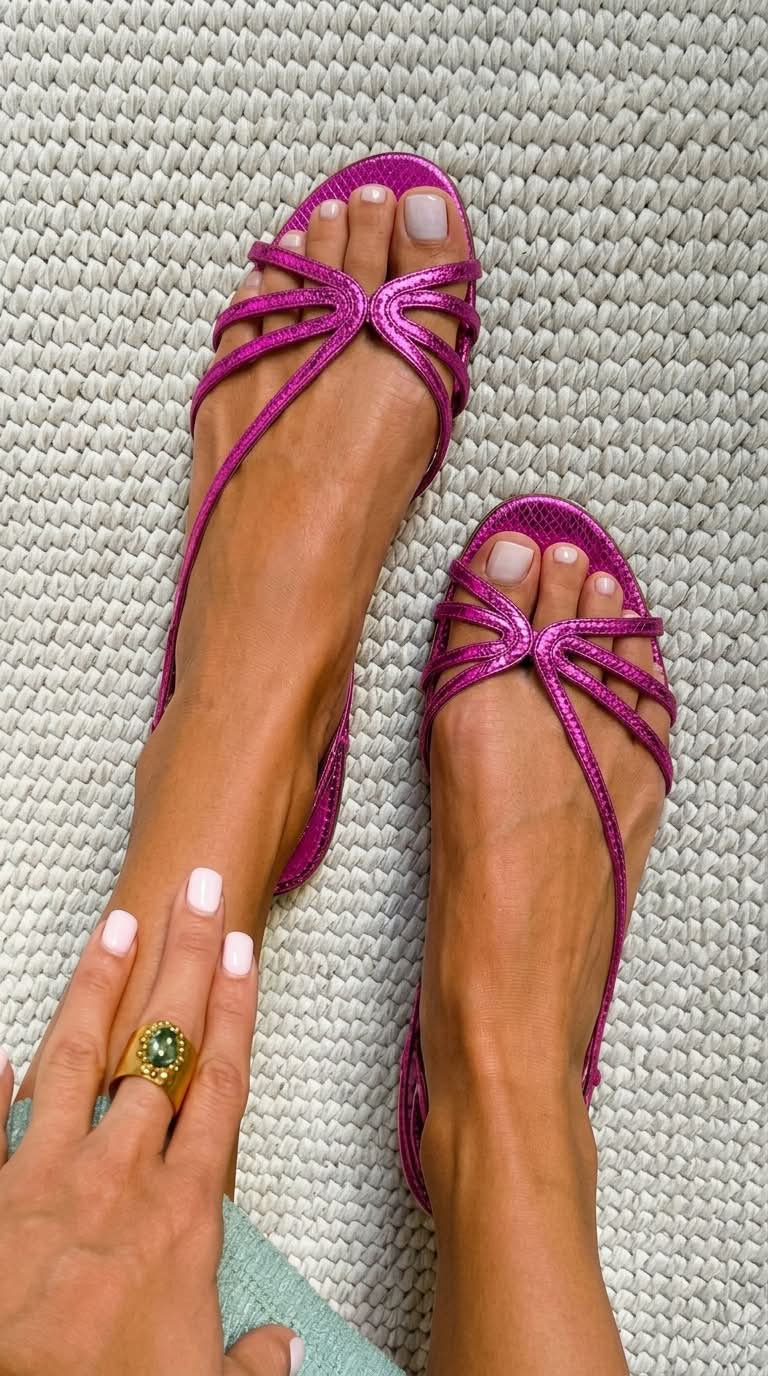 Beatrice | Golden Sandals Summer Elegance
