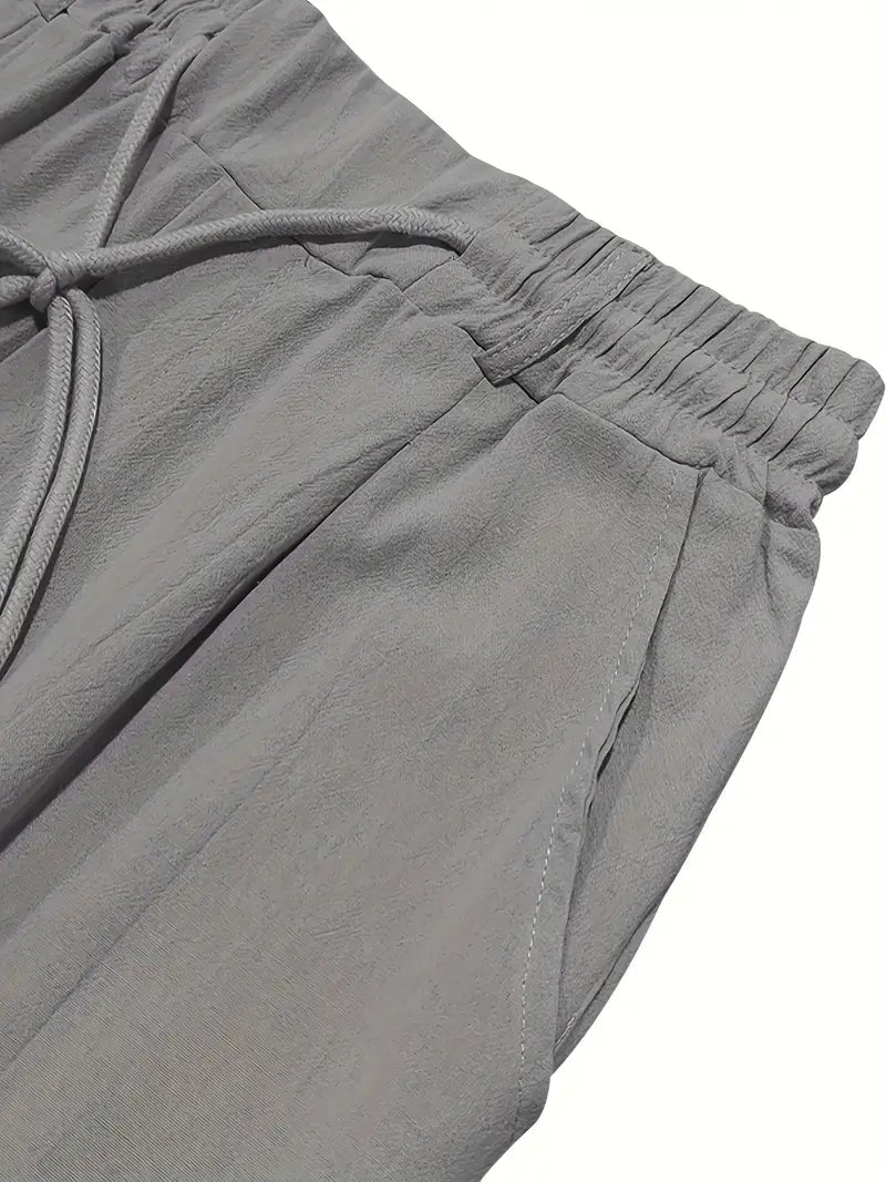 Andy | Relaxed Linen Drawstring Trousers