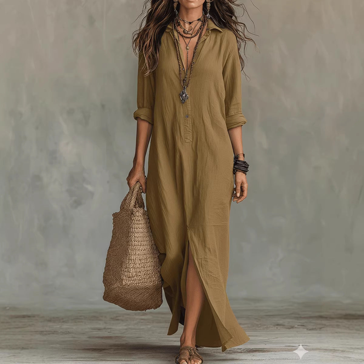 WILLOW | Effortless Maxi Dress Flattering Silhouette Versatile