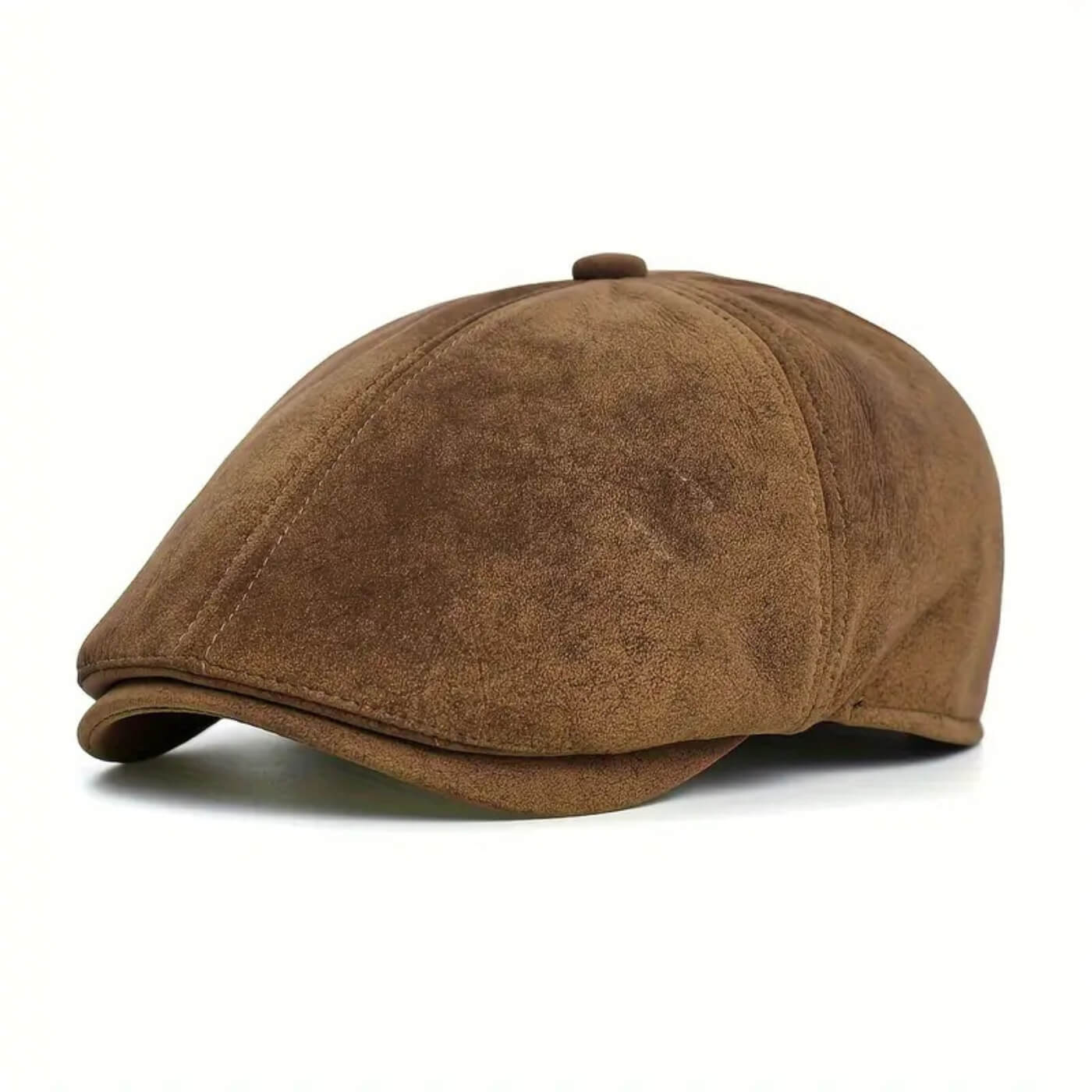 Sorrento Suede Newsboy Cap