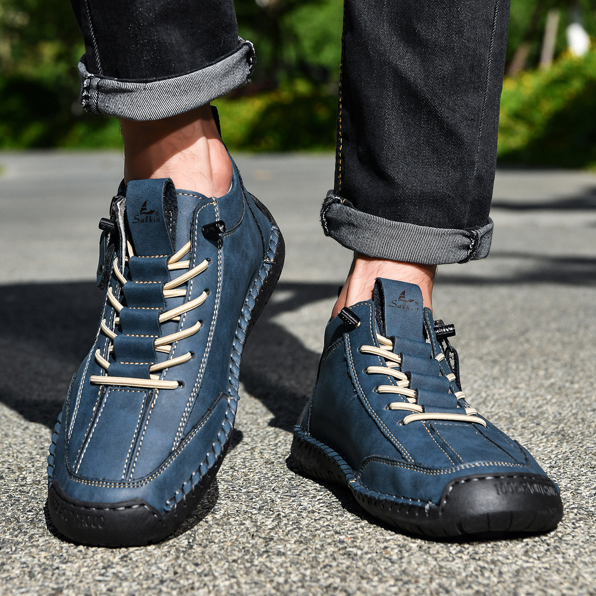 Chris | Everyday Nubuck Zip Shoes