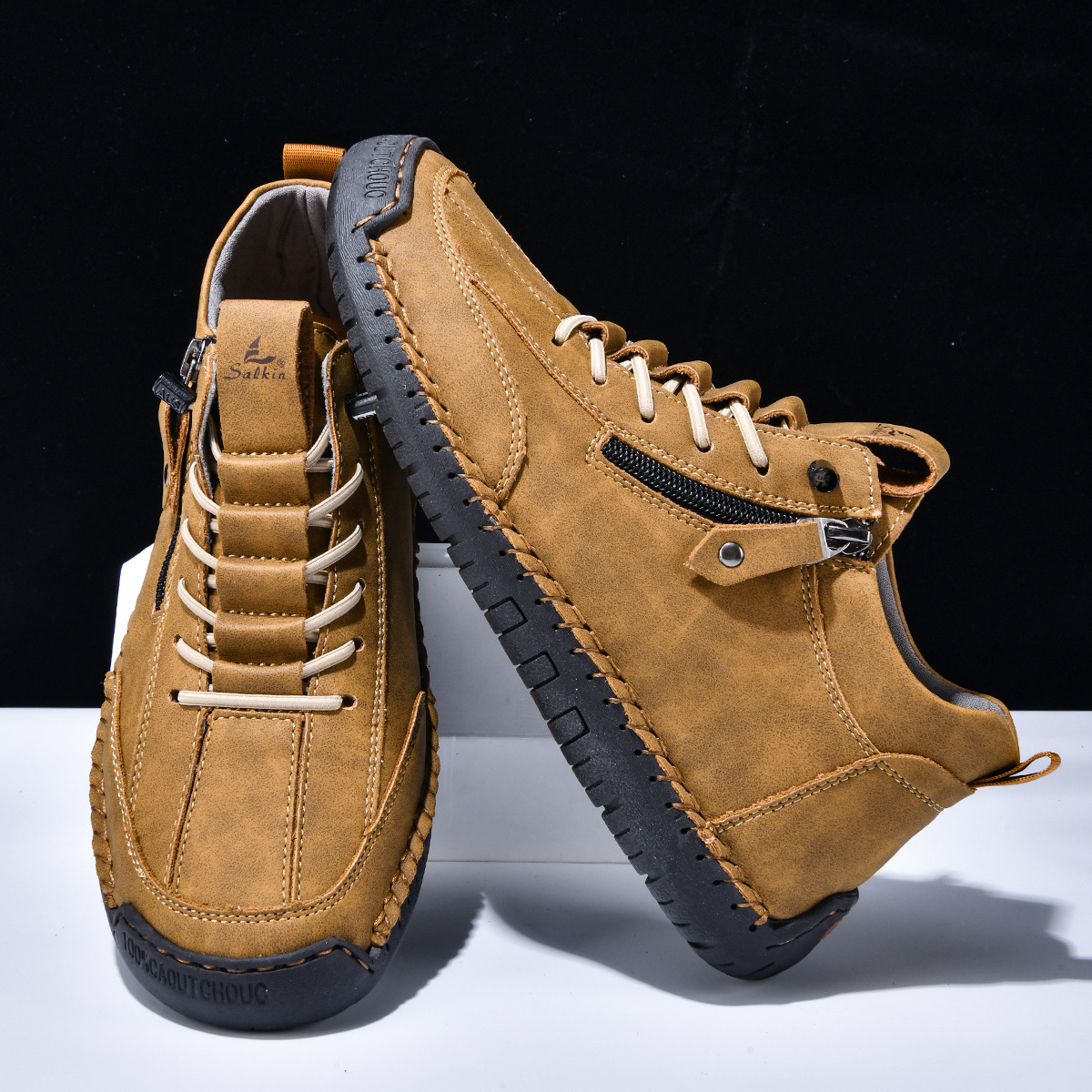 Chris | Everyday Nubuck Zip Shoes