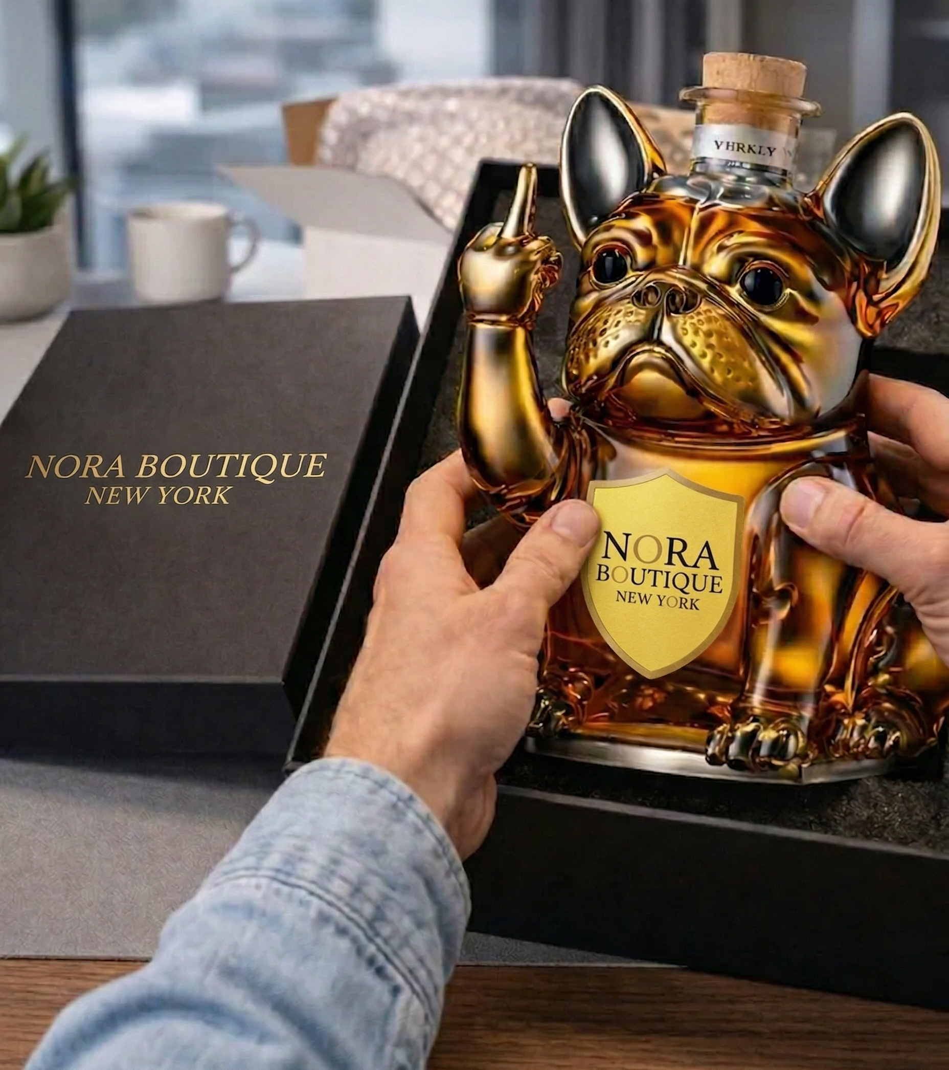 Whiskey Bottle - Dog Edition.