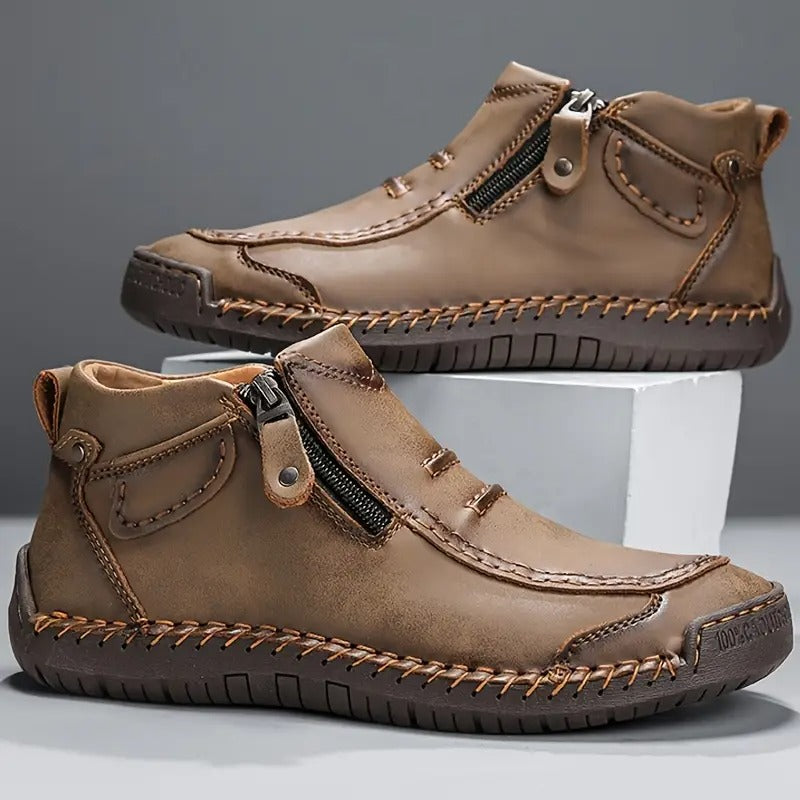 Preston™ – Orthopedic Leather Comfort Oxfords - By Mezory-London