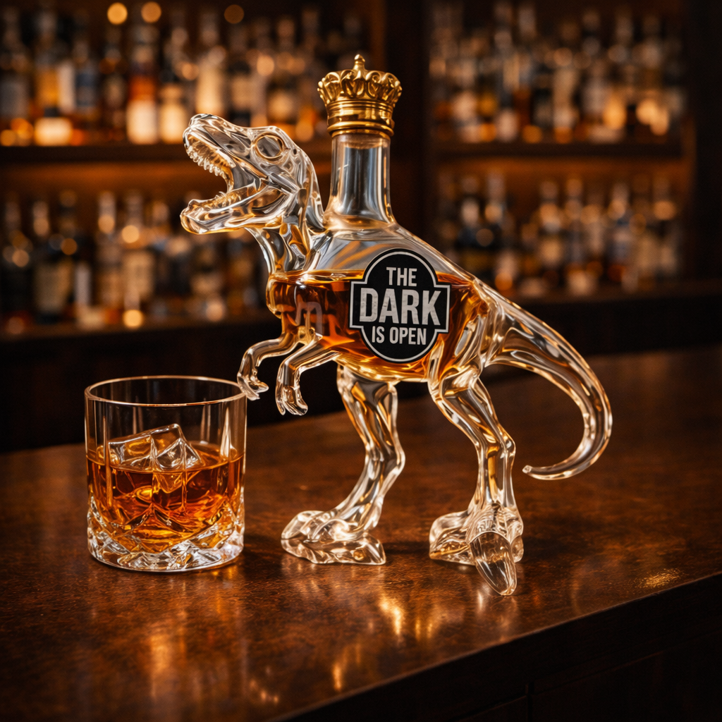 Whiskey Bottle - T-Rex Edition.