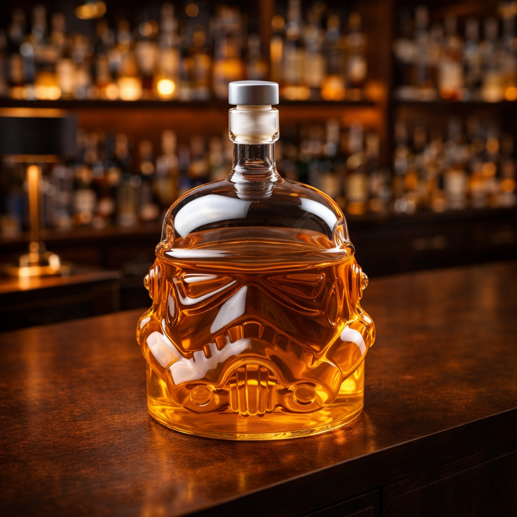 Whisky Bottle - Bottle and Glass Set Edition.