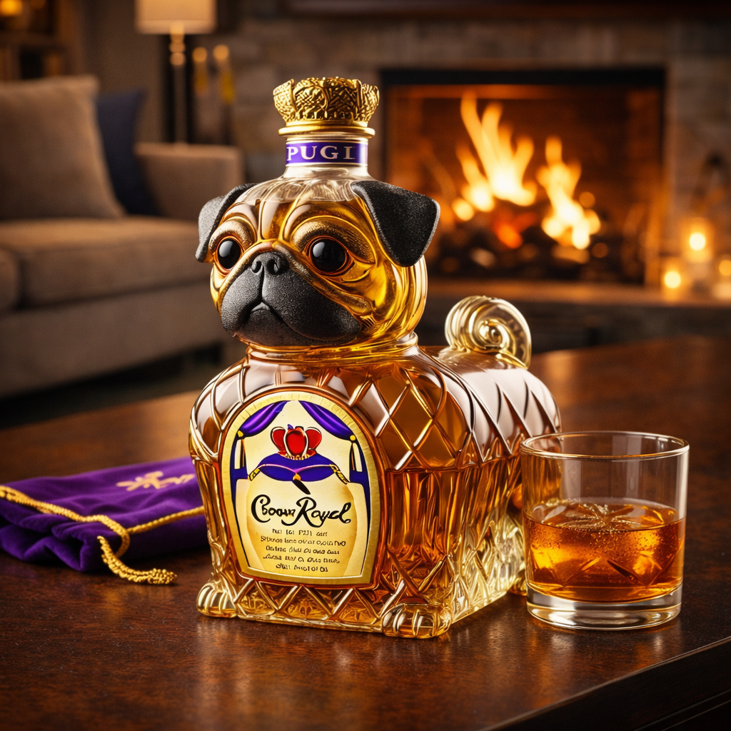 Whisky Bottle - French Bulldog Edition.