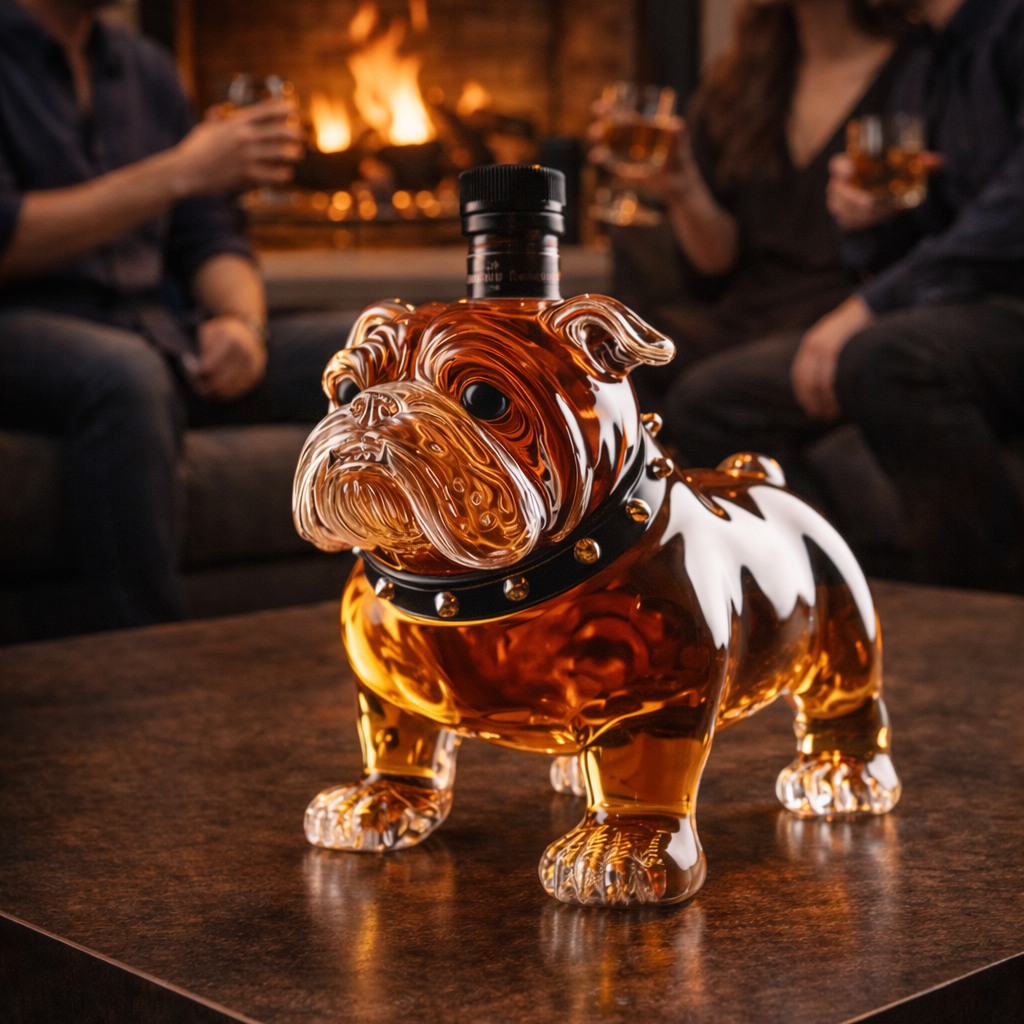 Whiskey Bottle - Bulldog Edition.