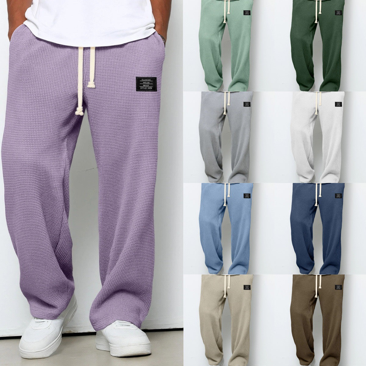 Samuel | Wide-Leg Drawstring Trousers