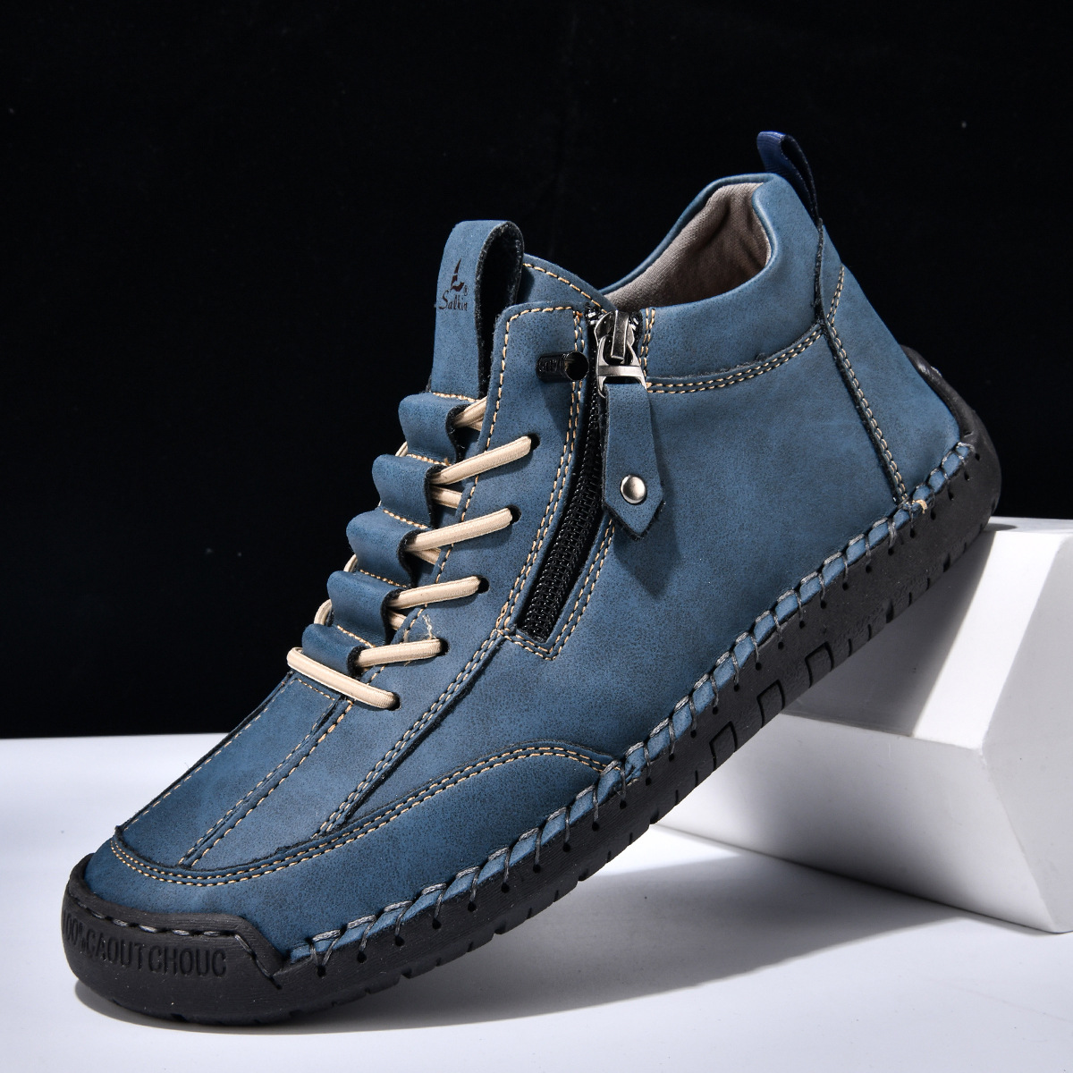 Chris | Everyday Nubuck Zip Shoes