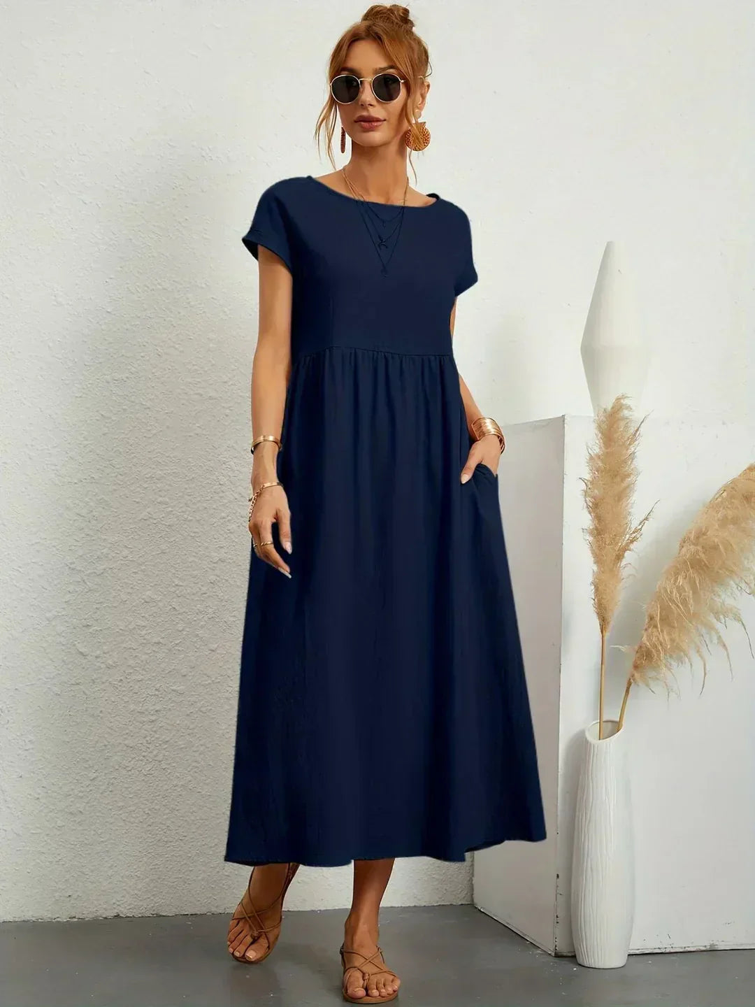 Gabrielle™ | Flowing Midi Dress