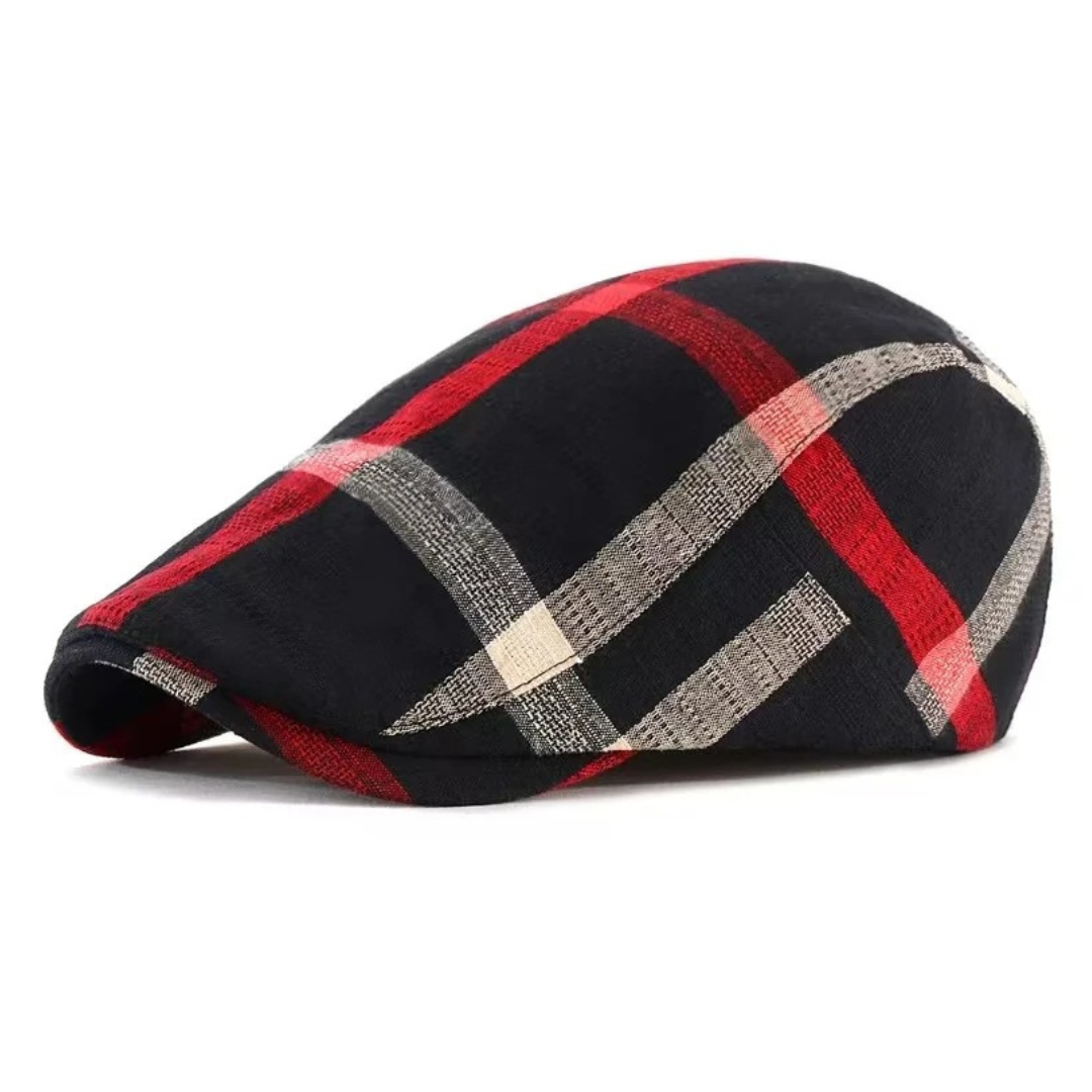 Rathbone Check Flat Cap