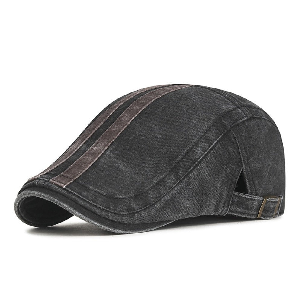 Fletcher Stripe Flat Cap