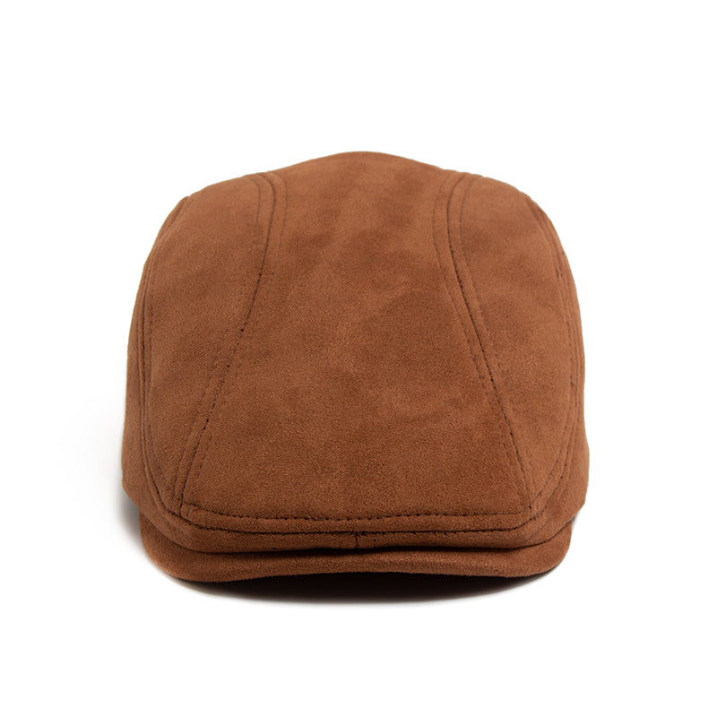 Sutherland Suede Flat Cap