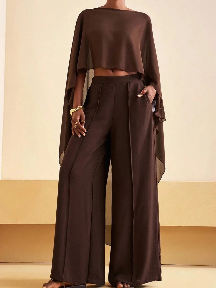 Doorzichtige poncho-top voor dames, asymmetrische mesh-sjaal, doorzichtige chiffon capelet, avondjurk, bruiloft cover-up