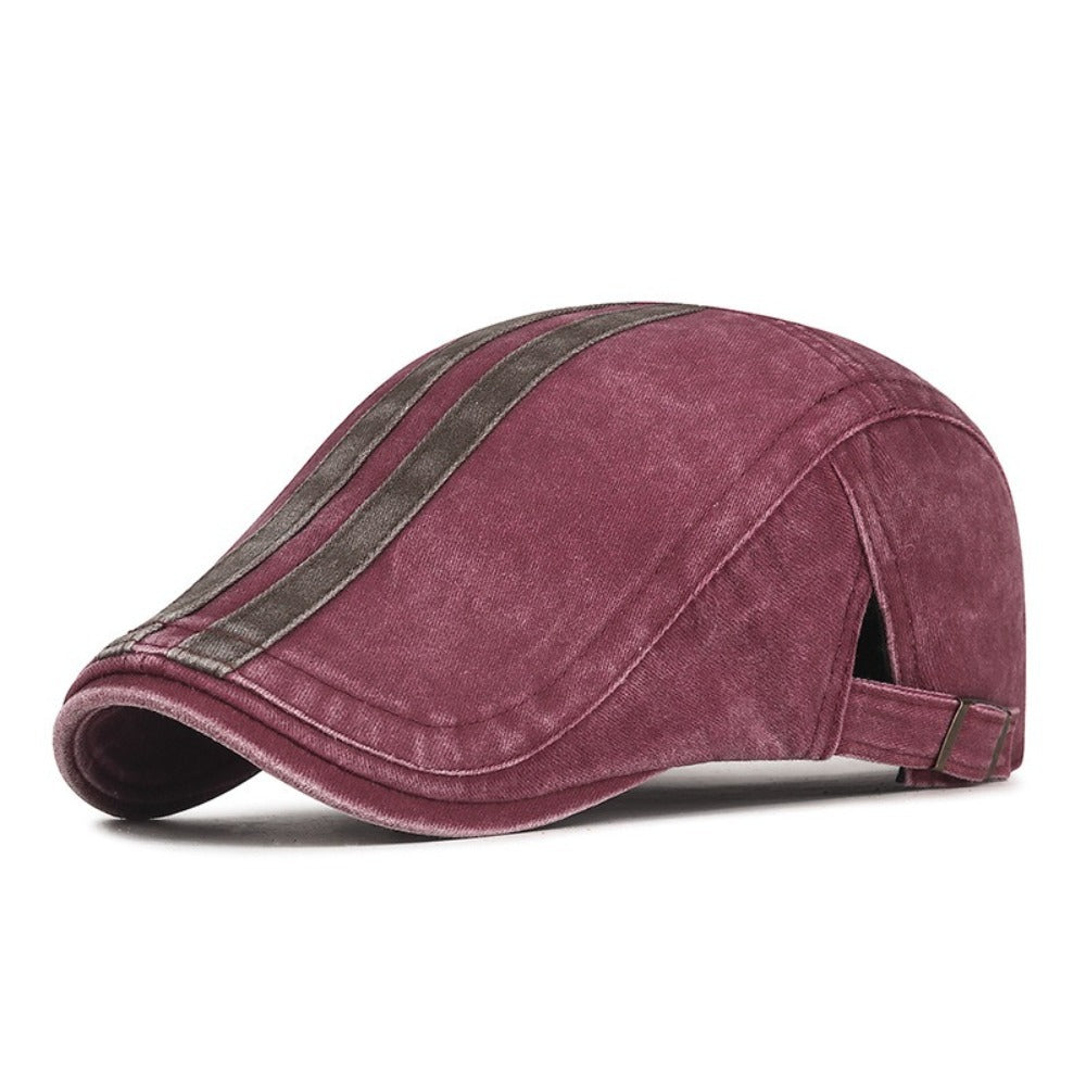 Fletcher Stripe Flat Cap