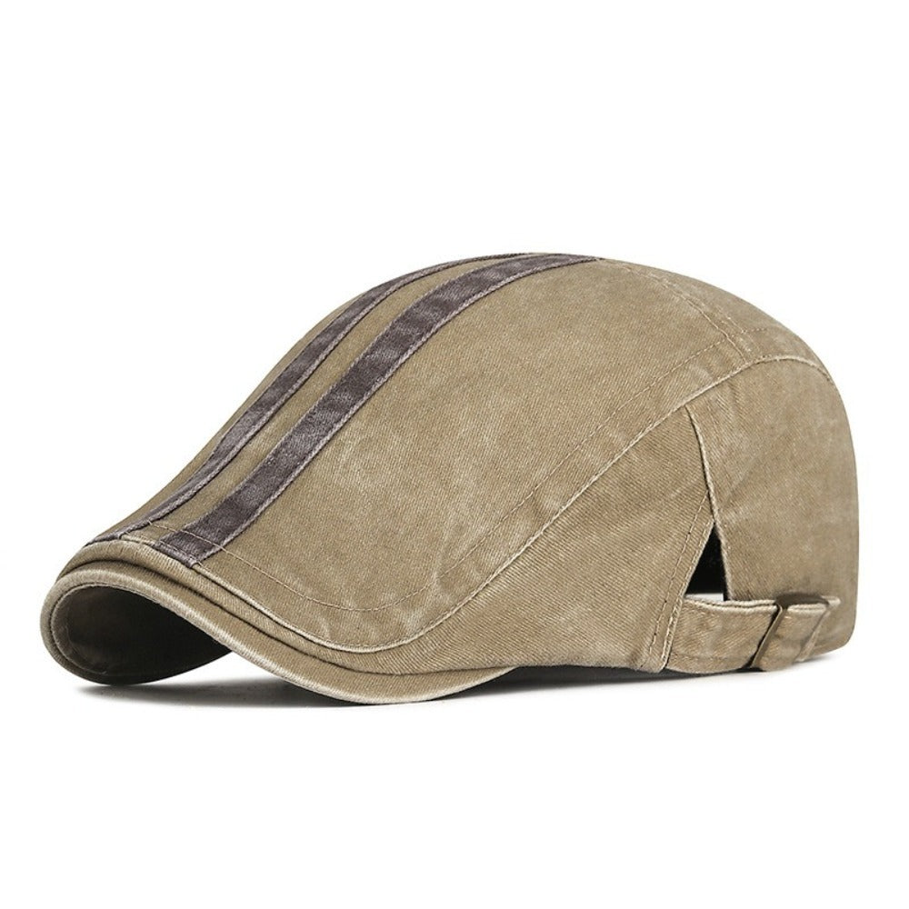 Fletcher Stripe Flat Cap