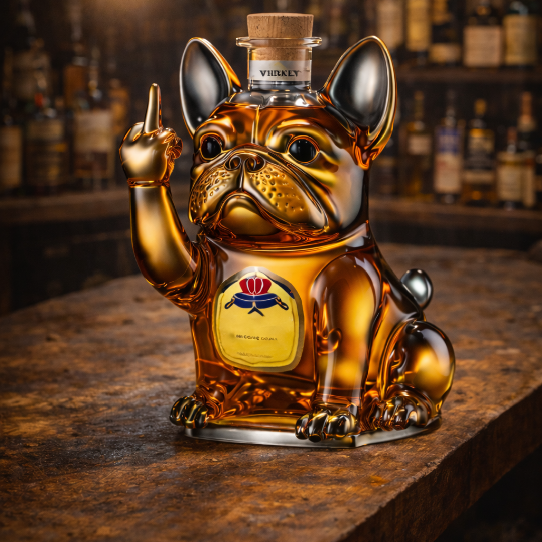 Whiskey Bottle - Dog Edition.