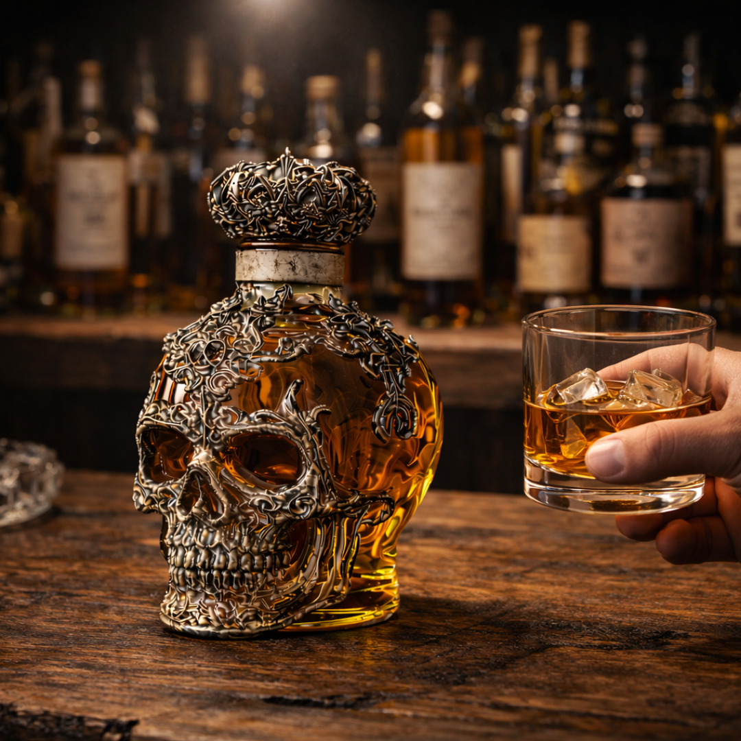 Whisky Bottle - Skulls Edition.