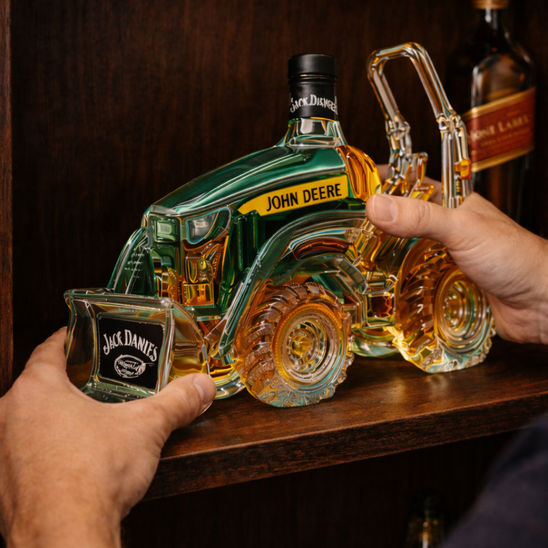 Jack Daniel's Whisky Bottle - Tractor Edition.