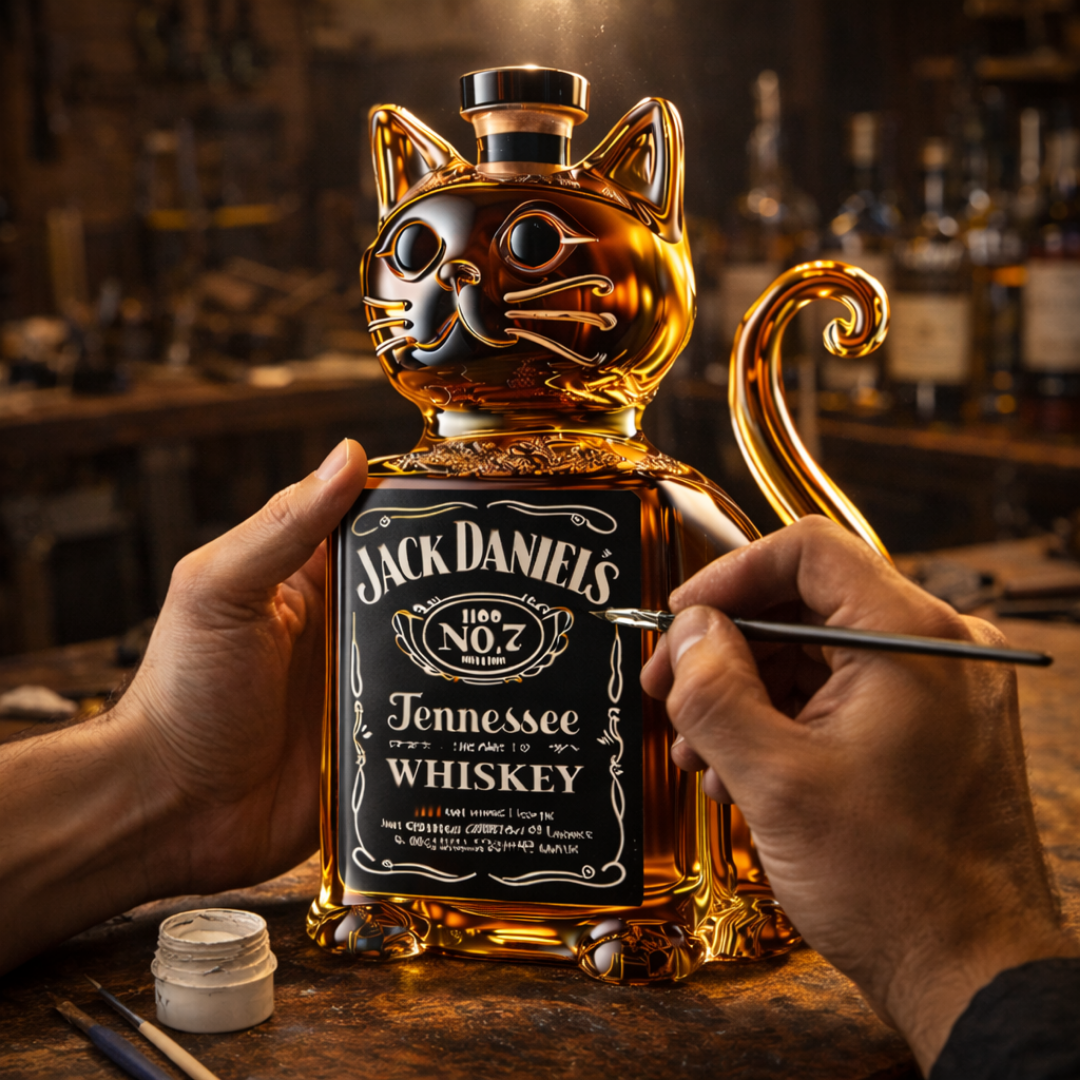 Whisky Bottle - Cat Edition.