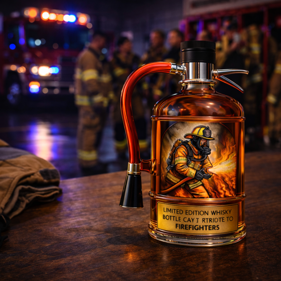 Whiskey Bottle - Fire Extinguisher Edition.