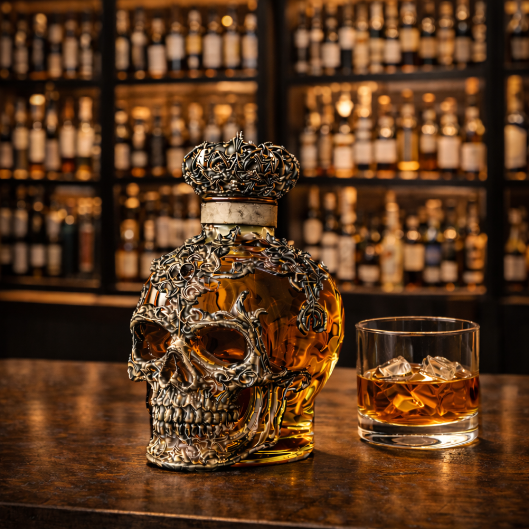 Whisky Bottle - Skulls Edition.