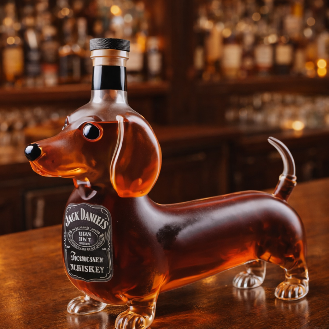 Whisky Bottle - Dachshund Edition.
