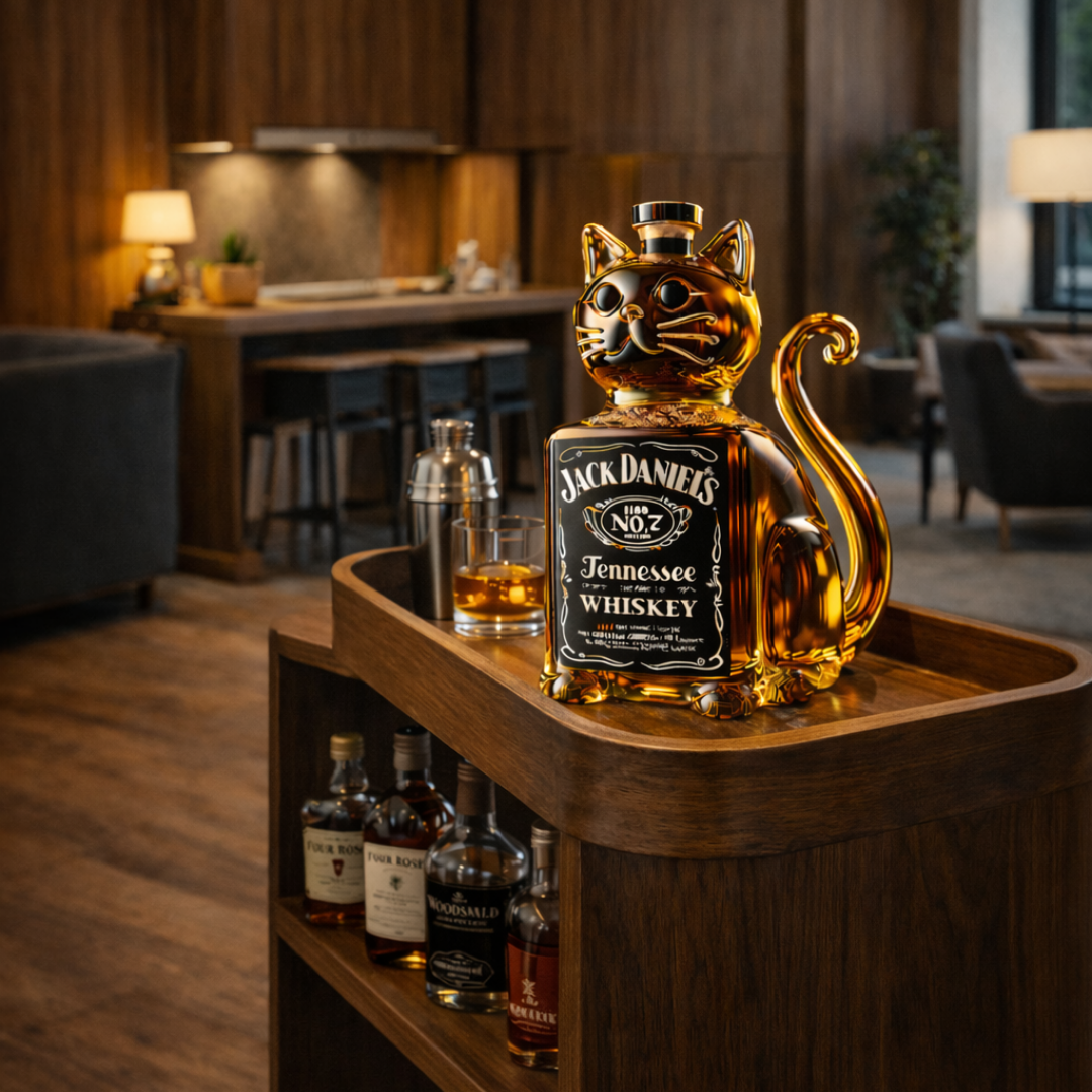 Whisky Bottle - Cat Edition.