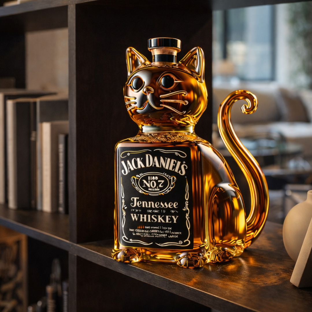 Whisky Bottle - Cat Edition.