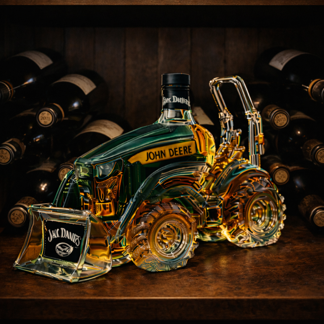 Jack Daniel's Whisky Bottle - Tractor Edition.