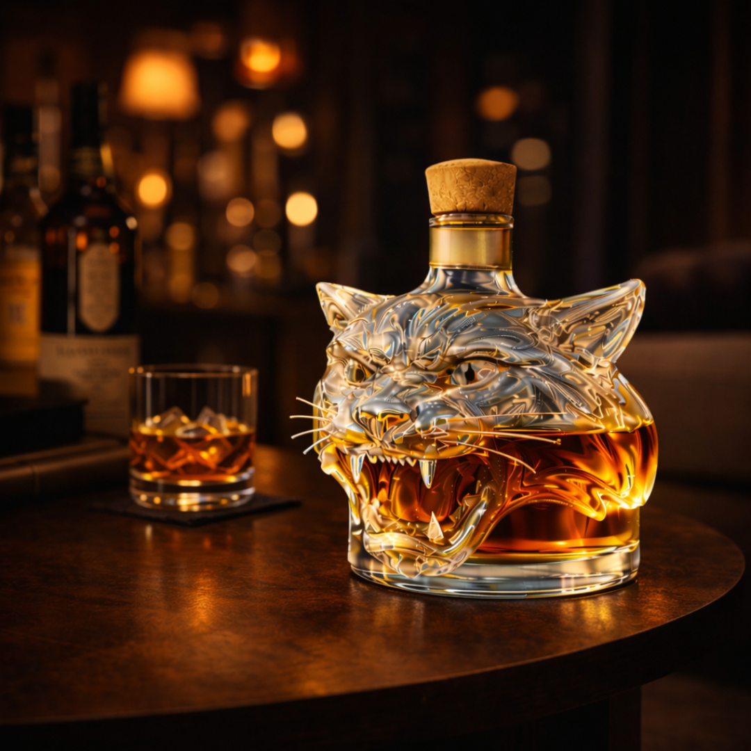 Whiskey Bottle - Tiger Edition.
