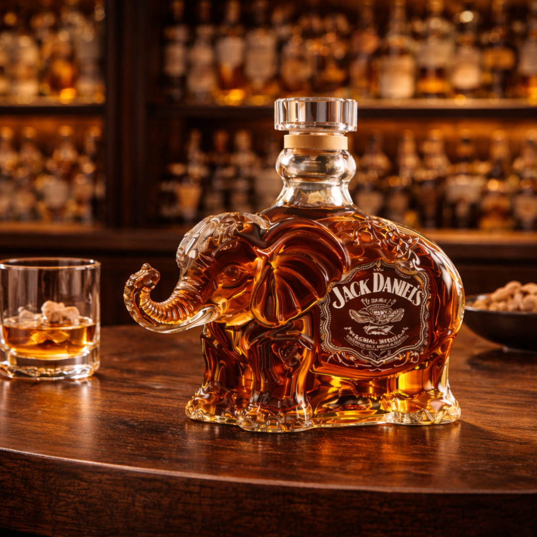 Jack Daniel's Whisky Bottle - Elephant Edition.