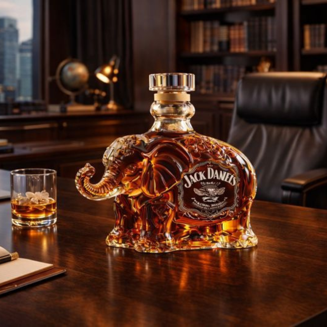 Jack Daniel's Whisky Bottle - Elephant Edition.