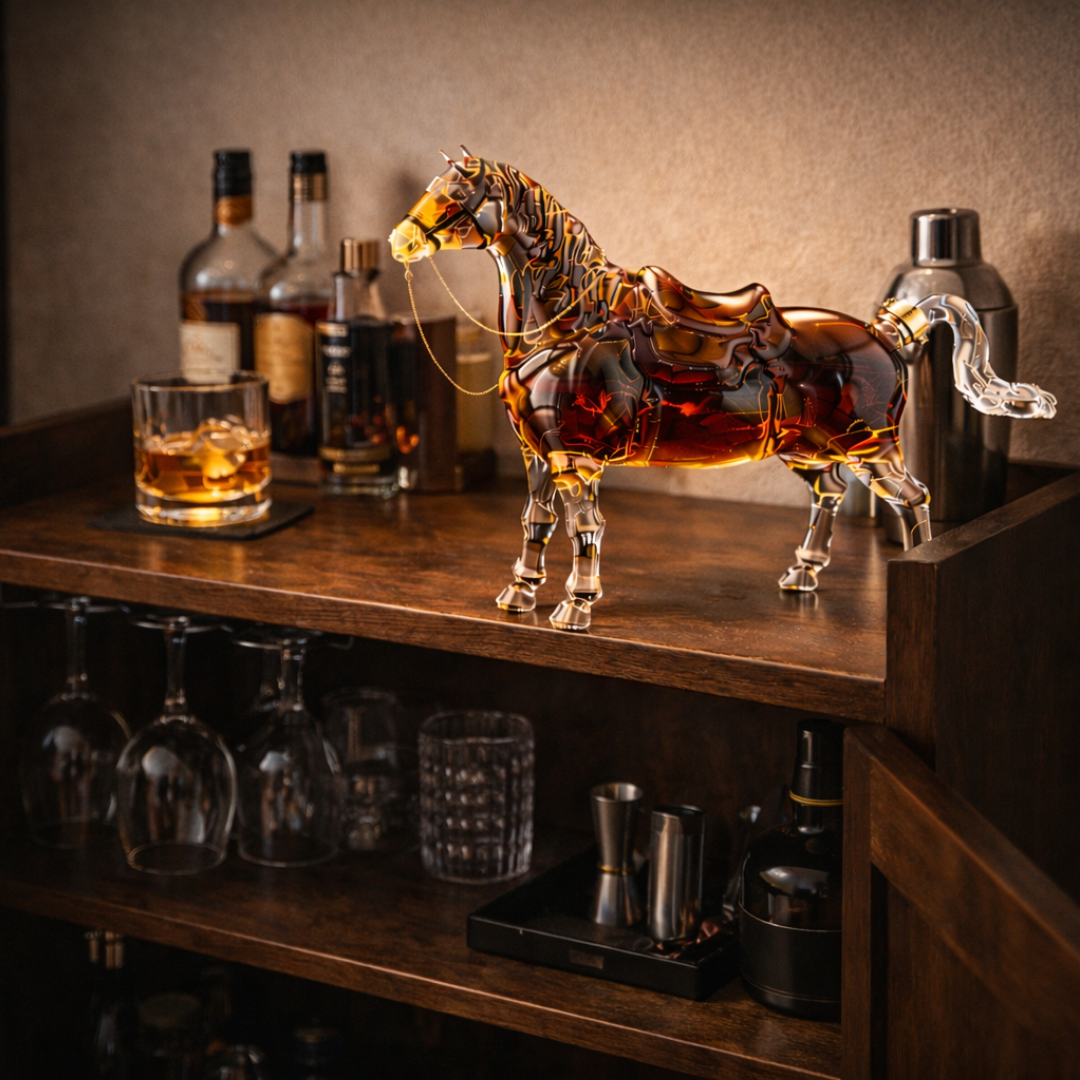 Whiskey Bottle - Horse Edition.