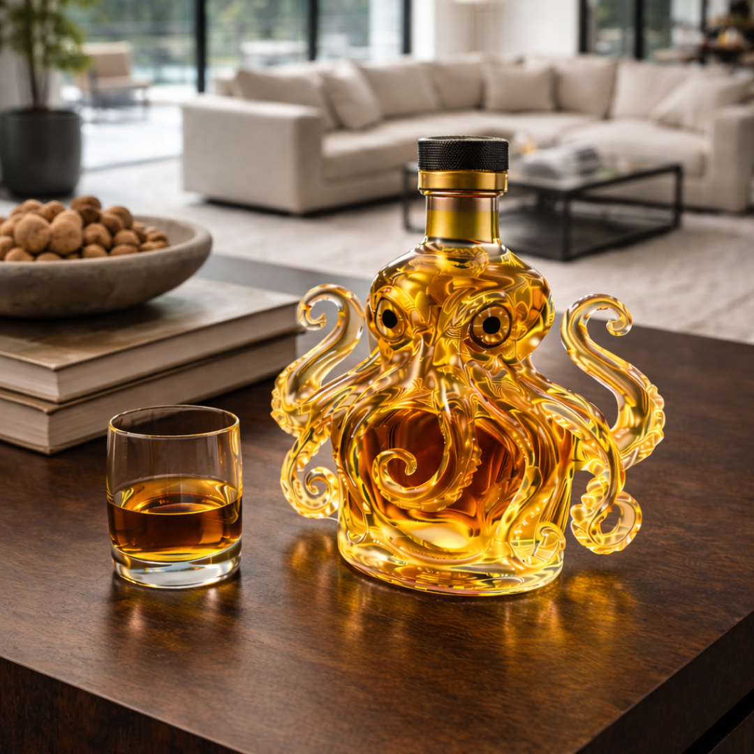Whiskey Bottle - Octopus Edition.