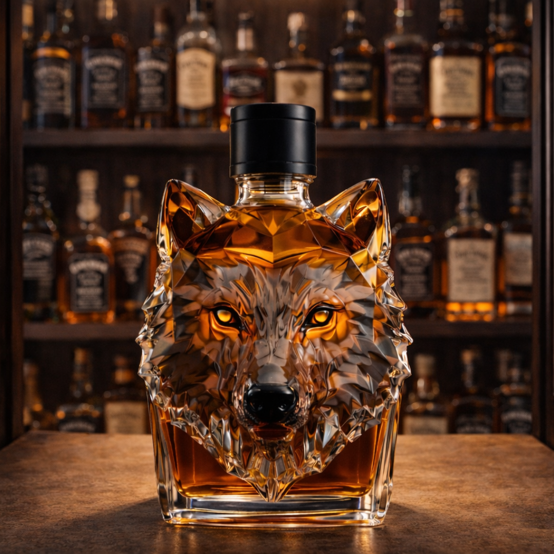 Whiskey Bottle - Wolf Edition.