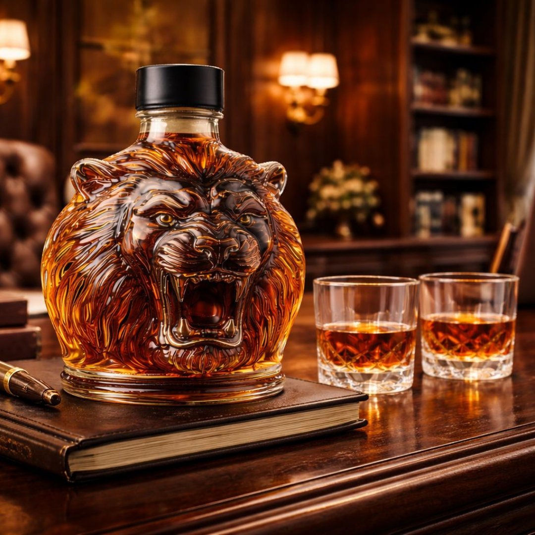 Whiskey Bottle - Lion Edition.